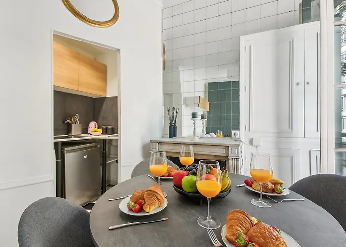 公寓 Le Marais 1br Cozy 巴黎